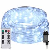vidaXL Touwlicht met 240 LED Koud Wit 10 m PVC