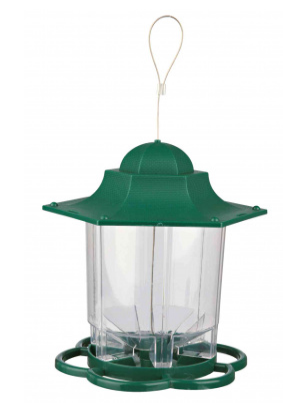 TRIXIE 5456 Voedersilo - 1.4 liter - Groen/Transparant - Kunststof