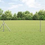 Euro-grillage Clôture de jardin 0,6 x 50 m Fer Revêtu de PVC 657133