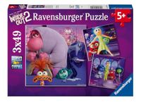 Ravensburger Inside Out 2 puzzels kinderen 5 jaar, 3 x 49 stukjes, 12001609