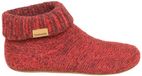 Gottstein Dames en Heren huissloffen Knit Boot Red Melange Wol Maat 46
