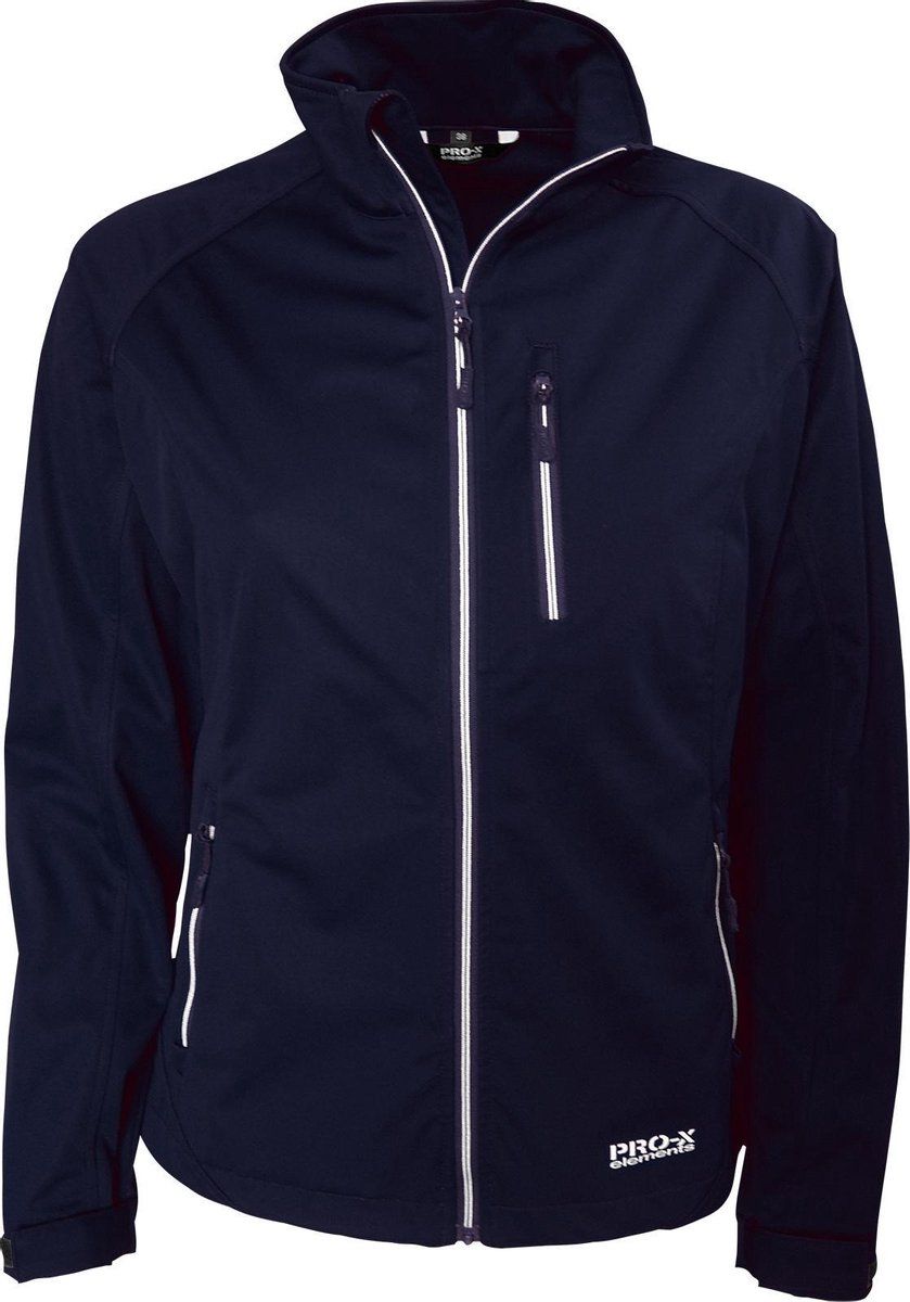 Pro-x Elements Pro-x Elements Softshelljack Maike Dames Polyester Marine Maat 44