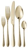 WMF Sitello Set de couverts - 30 pièces - Doré - Pour 6 personnes - Design luxueux