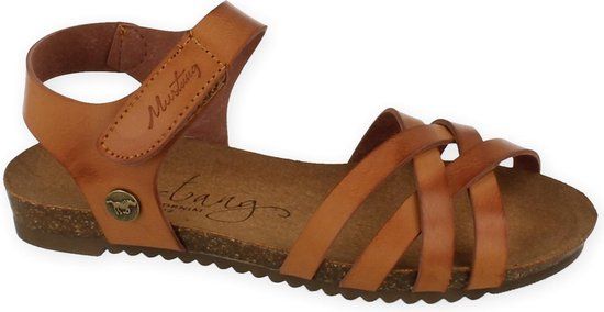 MUSTANG Meisjes Sandalen - cognac - Maat 37