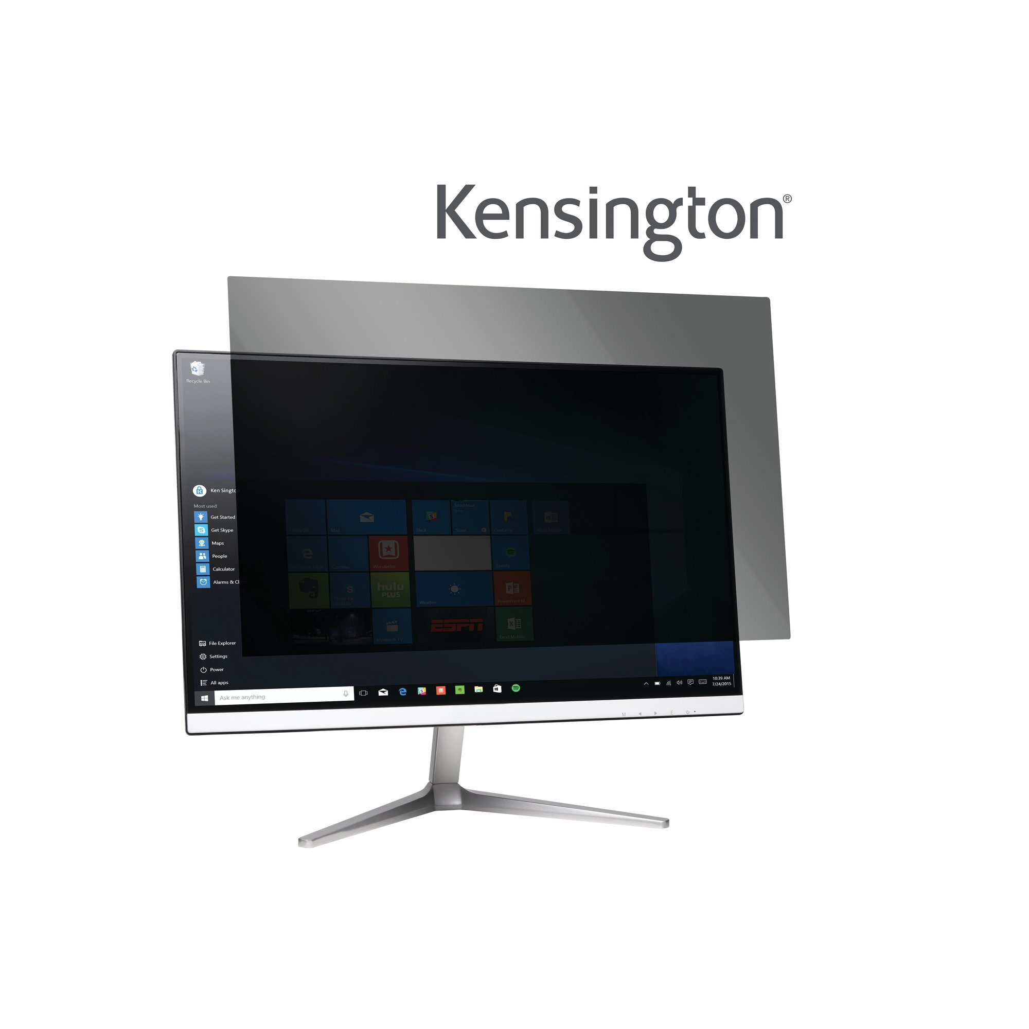 Kensington Privacy filter - 2-weg verwijderbaar voor 34" monitors 21:9