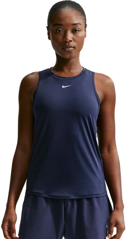 Nike One Classic Dri-fit Dames Training Top Blauw-multicolour Maat M