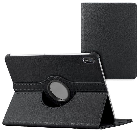 imoshion Tablet Hoes - Geschikt voor Huawei Matepad 11.5 (2025) - 360° Draaibare Bookcase - Zwart