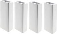 Merkloos 4x Radiator luchtbevochtiger wit 31 cm - verdamper
