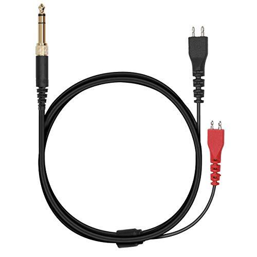 kwmobile Hoofdtelefoonkabel compatibel met Sennheiser HD25 / HD560 / HD540 / HD480 / HD430 / HD414 / HD250 - zonder microfoon en knoppen - 3,5 mm jack kabel voor hoofdtelefoon - 255 cm