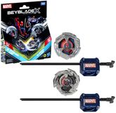 Beyblade X Marvel-collab, Spider-Man 3-60F vs. Venom 3-80N, multipackset, leeftijd 8+