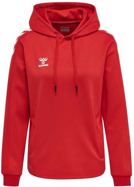 Hummel Core XK Poly Hoodie - True Red - Women's XL - Football