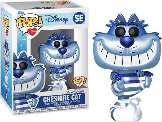 Merkloos Funko Pop! Disney: Make-A-Wish - Cheshire Cat Metallic Blue