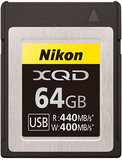 Nikon 64GB XQD Memory Card - 440MB/s Read, 400MB/s Write