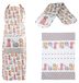Merkloos Keukenaccessoires set, 3-delig, met een schattig kattenmotief