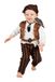 Wilbers Bruin piraten baby kostuum - Verkleedkleding - Maat 74