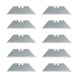 Wedo 7881 Trapezium Cutter reservemesjes, voor veiligheidssnijder en gereedschap, klapmes, van SK5-koolstofstaal, 61 x 19 mm, 10 stuks, zilver