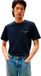 Tommy Hilfiger Heren T-shirt Katoen Regular Fit Korte Mouw Desert Sky XXL