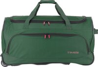 Travelite Basics Reistas met wielen - 89 Liter - Donker Groen