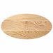 vidaXL Tafelblad 80x40x2 cm ovaal massief eikenhout