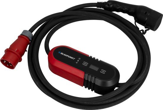 EV Portable Charger Type 2 - 3-Phase - 1.8/3.7/7.4/11 kW - 8m Cable