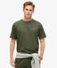 Superdry Homme Coton Imprimé De Logo Décontracté Tech T-Shirt, Vert Foncé, Taille: L