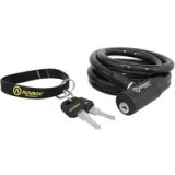 Auvray Antivol câble vélo spiral à clé spécial loueur en sachet individuel sans support