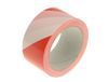 Professionele zelfklevende Hazard tape rood/wit 50 mm x 33 m