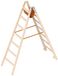 Layher 1038 houten steigertrap, 2x7 treden