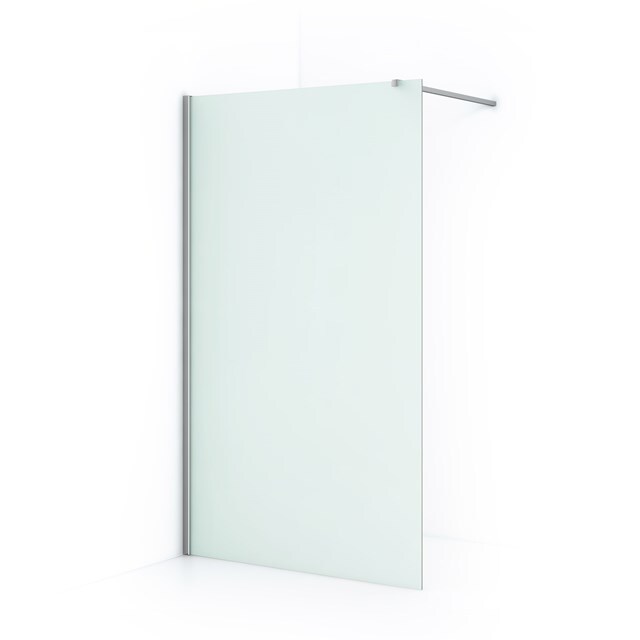 Maxaro Inloopdouche Diamond 120cm 8mm Mat Veiligheidsglas Chroom