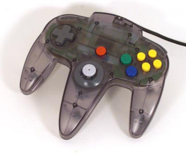 Teknogame Nintendo 64 Controller Smoke Black
