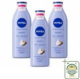 Nivea Lait Corps Lisse - Beurre de Karité - 72h Hydratation - Pour Peau Sèche - 400 ml
