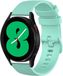 By Qubix Qubix - Sportband met motief - Turquoise - 18mm - Geschikt voor Garmin Venu 3s / Vivoactive 4s / Venu 2s / Vivomove 3s / Forerunner 255s / 265s
