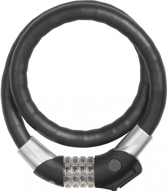 Abus Steel-O-Flex Raydo Pro kabelslot 1460/85 KF zwart Kabelslot 2016