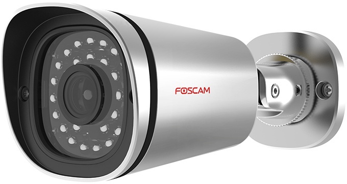 Foscam FI9901EP BulletCamera 4Mp 1080P POE IP66 zilver