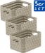 Rotho Babydesign COUNTRY Opbergmand Set - 3 x 2 Liter - Wit