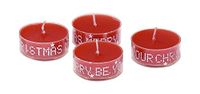 No Brand 99996 kerstkaarsen, 2 stuks, meerkleurig, 4 stuks