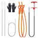 Nettoyeur de canalisation professionnel - 150 cm, 7 pièces d'outils
