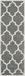 Safavieh Vloerkleed Morton handgemaakt wol Donkergrijs 69 x 213 cm