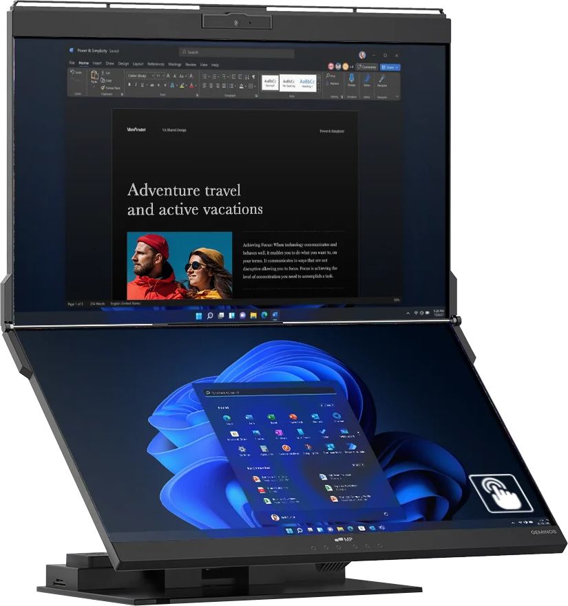 Mp Mobile Pixels Geminos X 24" QHD Touchscreen Monitor - Black