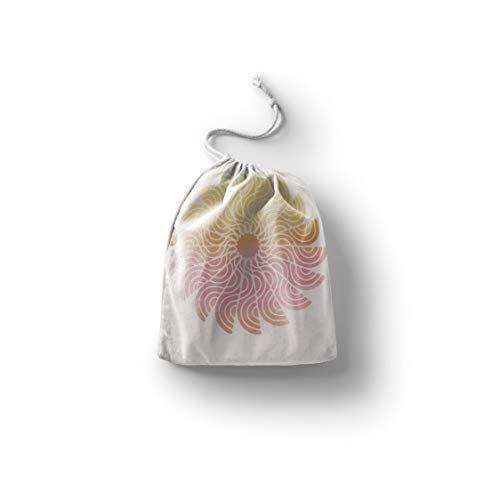 Bonamaison Bedrukte katoenen tas met trekkoord - 20 x 30 cm