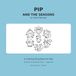 Pip and the Seasons: English Coloring Storybook for Kids