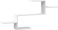 vidaXL Wandschap - 104x15x49 cm - Bewerkt Hout - Wit