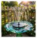 Fontaine solaire - 2,8 W - Fontaine de bassin - 6 buses