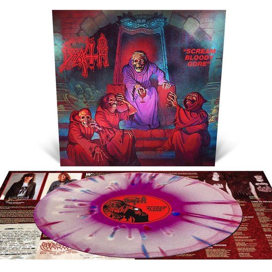 Scream Death - Scream Bloody Gore (Violet White Red Splatter Vinyl)