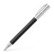 FABER-CASTELL Inktroller Ambition Edelhars, zwart-zilver