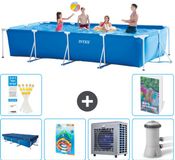 Intex Rechthoekig Frame Zwembad - 450 x 220 x 84 cm - Blauw