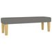 vidaXL Banc 100x30x30 cm tissu gris foncé