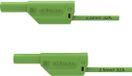 Schützinger VSFK 8500 / 2.5 / 100 / GN Câble de mesure de sécurité [fiche 4 mm - fiche 4 mm] 100,00 cm Vert 1 pièce