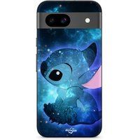 Maniacase Cover Google Pixel 8a Stitch blauw rand blauw