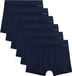 Sanetta Boxershorts Set van 6 - Blauw - Effen - Katoen - Maat 164
